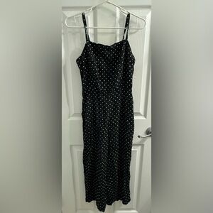 Old Navy Black Polka Dot Pants Romper
